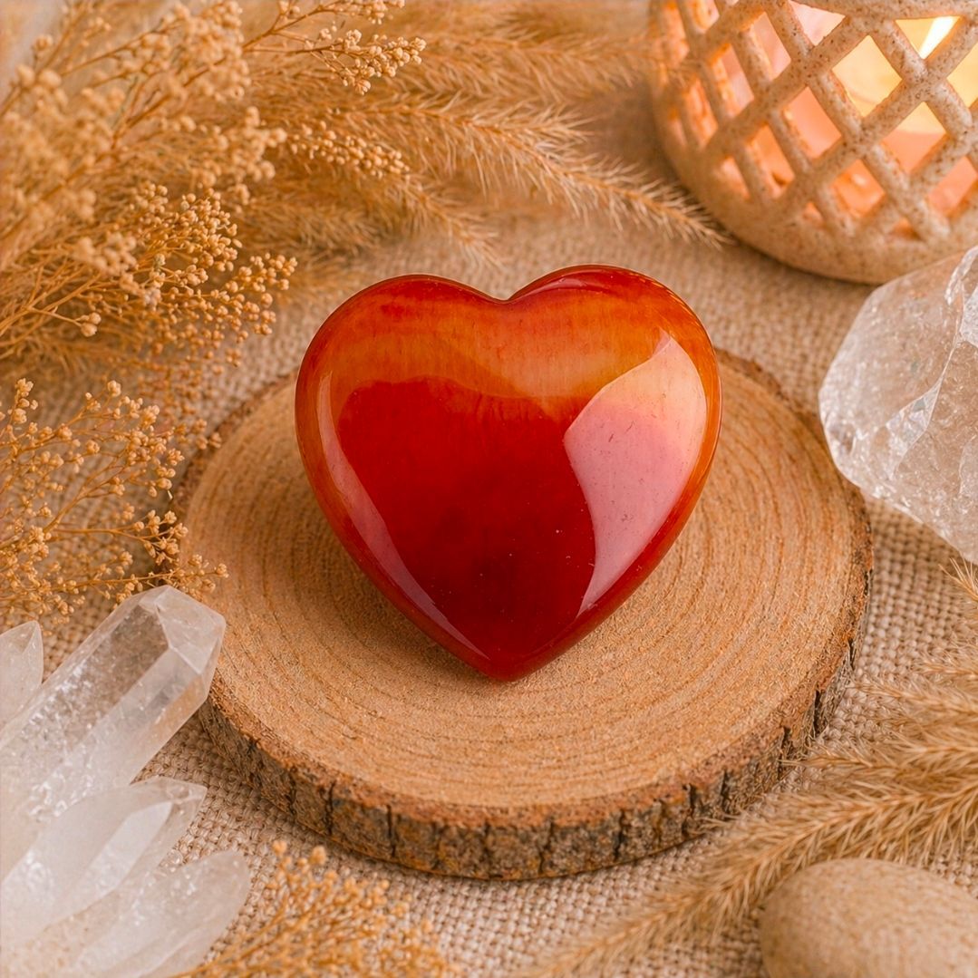 Hart Carneool - 3 cm