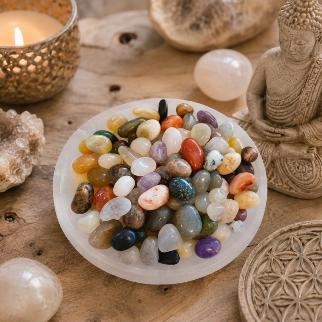 Indian Edelsteentjes Mix - 100 grams (1 to 2 cm)