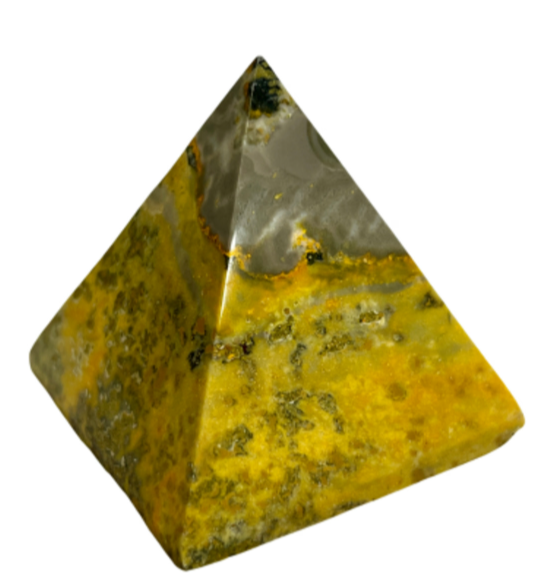 Jaspis Bumblebee Edelsteen Piramide / 5 - 5,5 cm