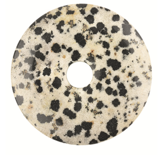 Jaspis Dalmatiër Donut - 4 cm