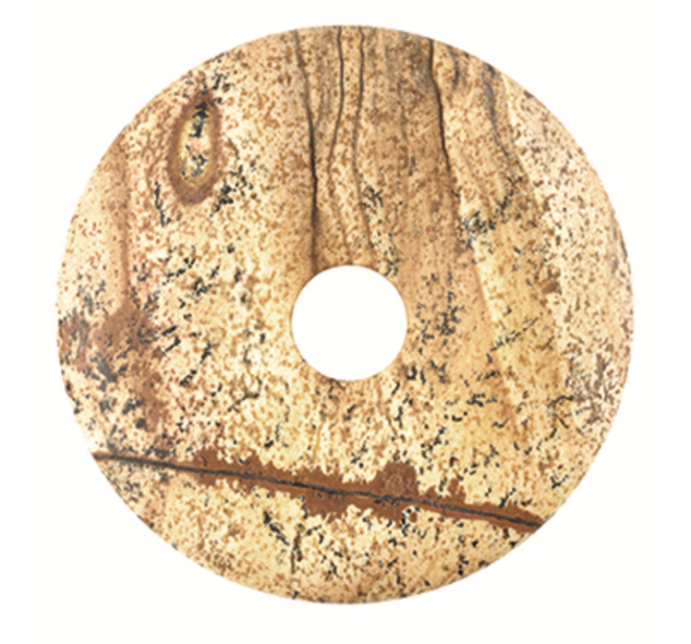 Jaspis Landschap Donut - 3 cm