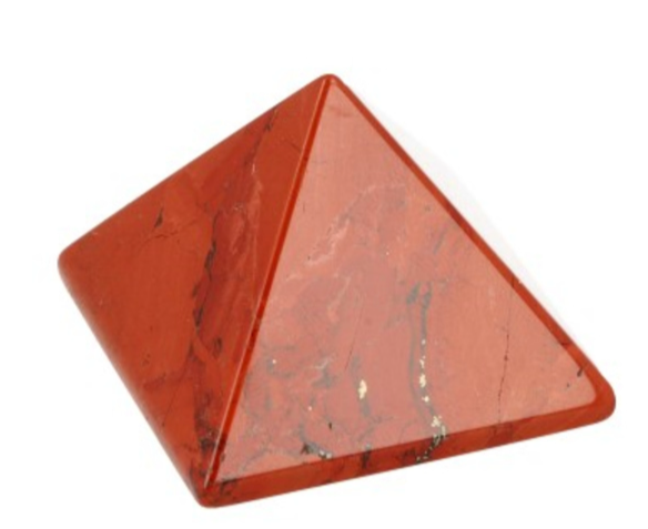 Jaspis Rood Edelsteen Piramide - 3,5 cm