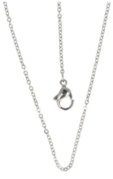 Ketting Ankerschakel RVS / 2 mm en 50 cm