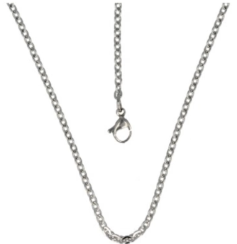Ketting Ankerschakel RVS / 2,4 mm en 45 cm