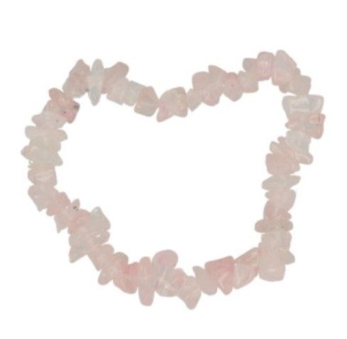 Kinder Armbandje Rozekwarts - Split Kralen