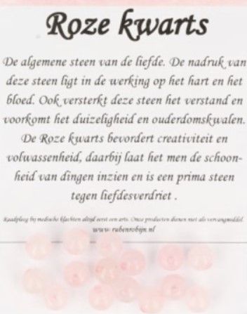 Roze, ronde kralen met een klein gaatje erin.