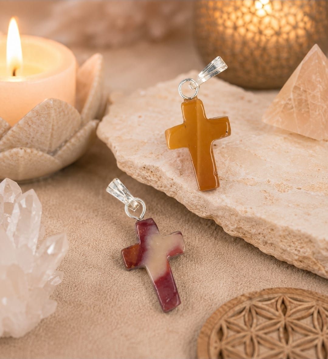 Cross Pendant Mokaiet