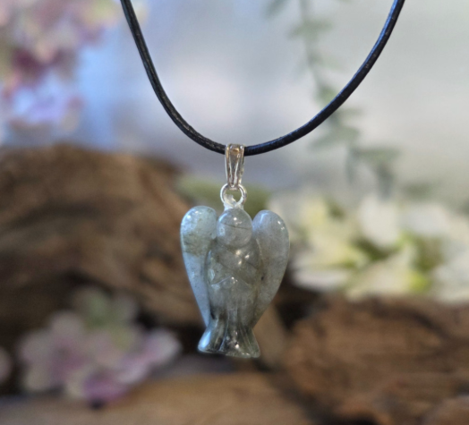 Labradoriet Engelen Hanger - 2 cm