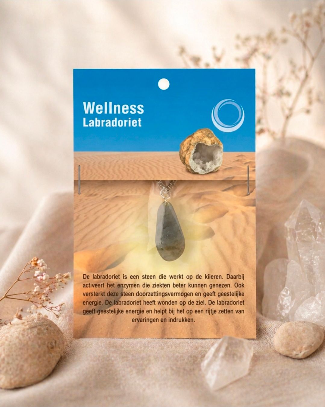 Labradorite Health Pendant   Necklace