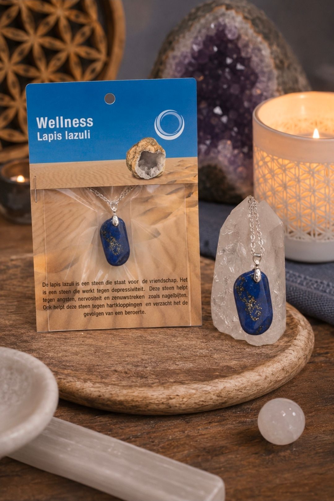 Lapis Lazuli Health Pendant   Necklace