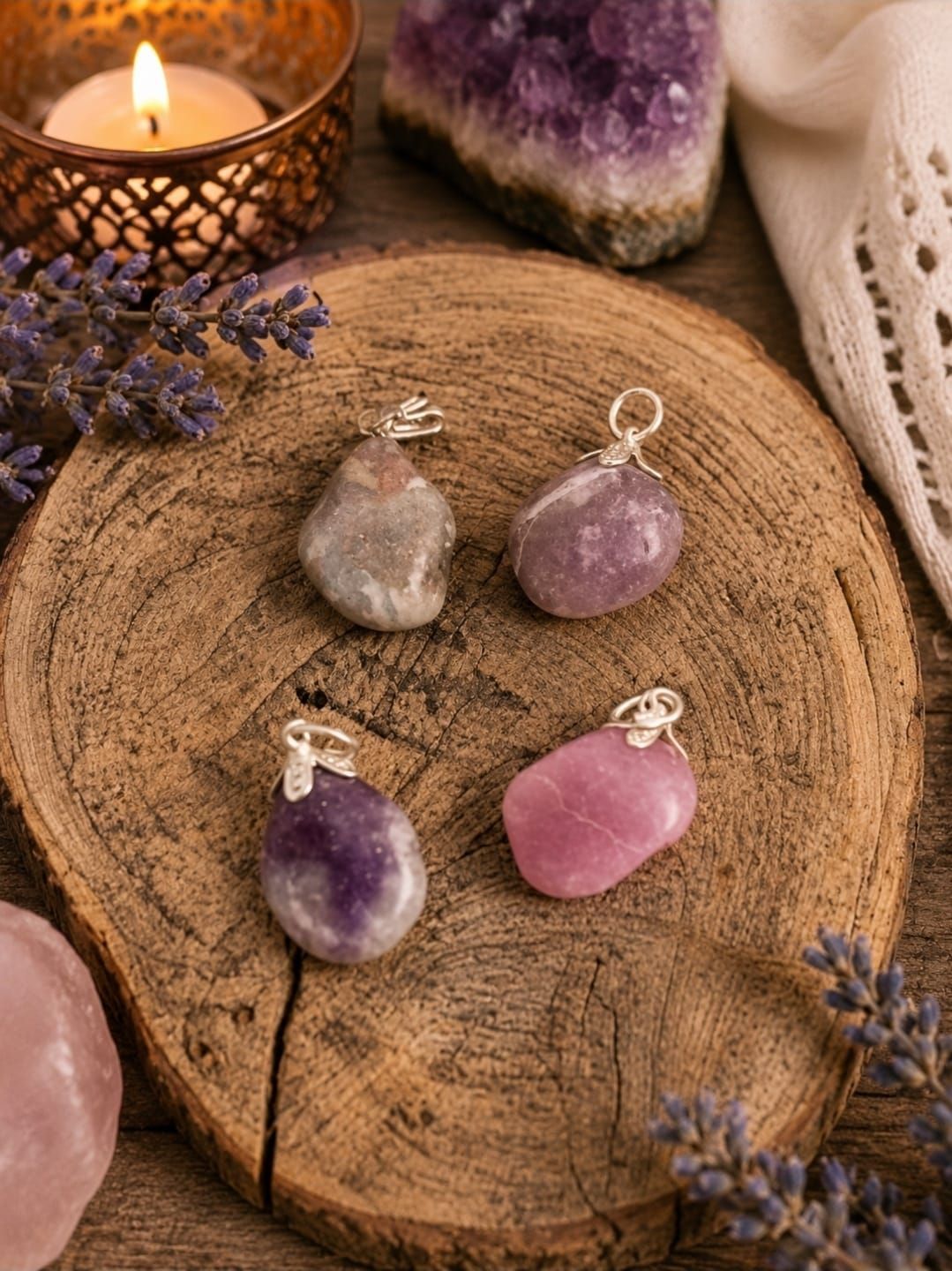 Lepidolite Hanger