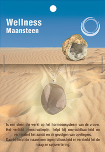 Maansteen Gezondheidshanger + Ketting