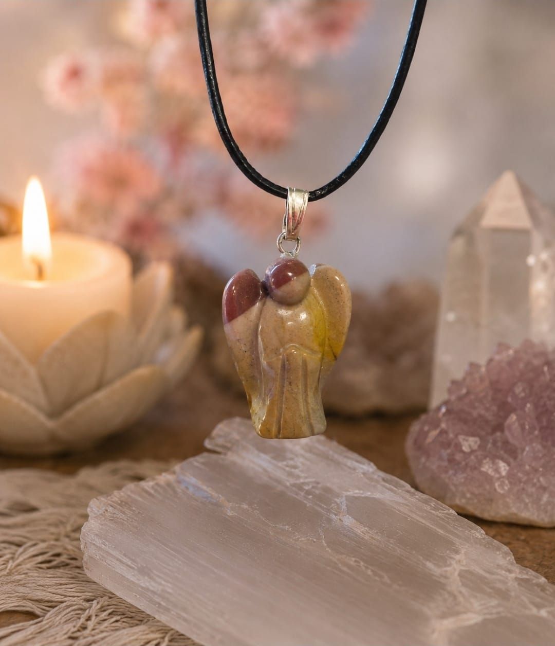 Mokaite Angel Pendant - 2 cm
