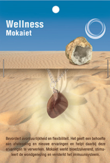 Mokaiet Gezondheidshanger + Ketting