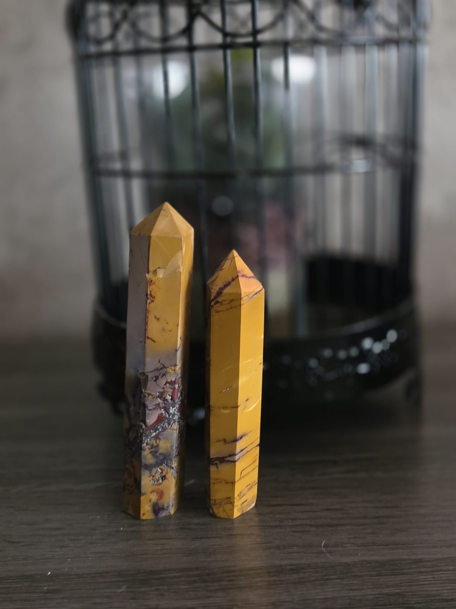 Mokaiet / Jaspis Toren - 1254 gr. / Silvia's Edelstenen