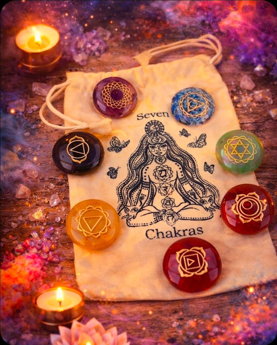 Mooie Chakra Edelstenen - Set van 7