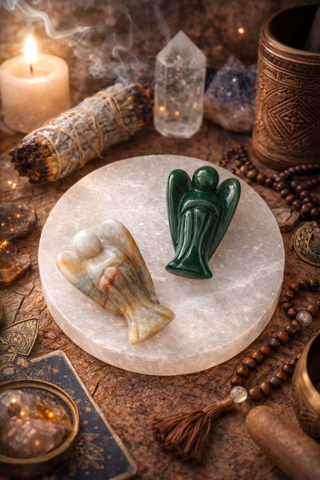 Mooie Engel van Heliotroop - 3,5 cm