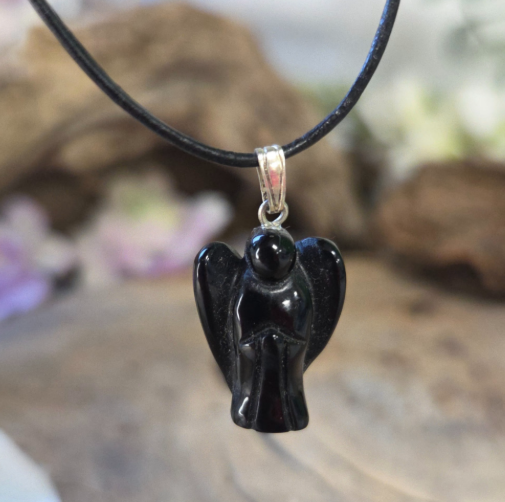 Onyx Engelen Hanger - 2 cm