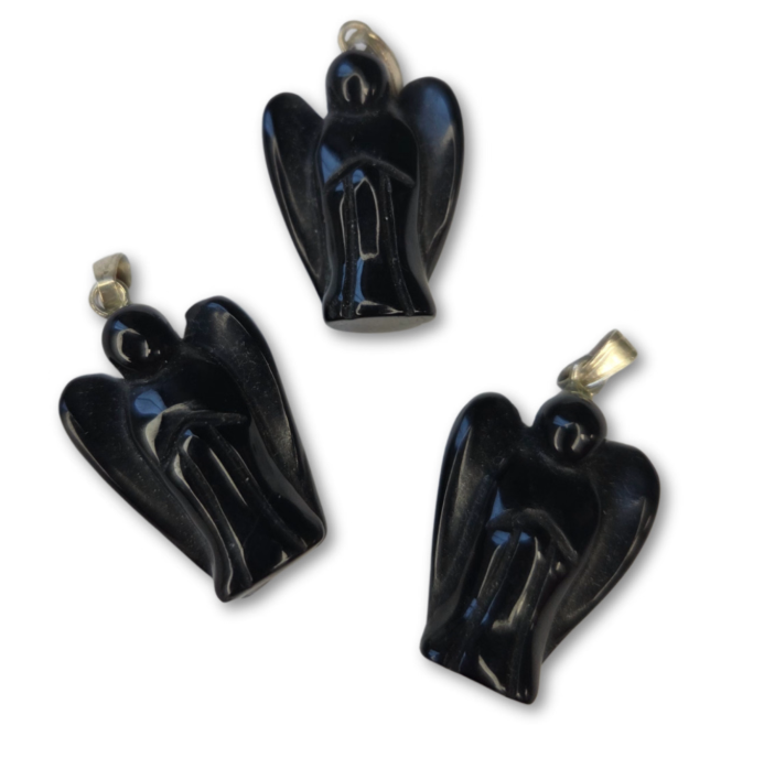 Onyx Engelen Hanger - 2 cm