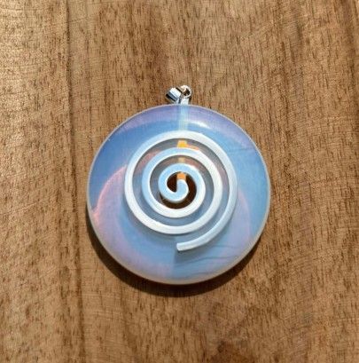 Opaliet Donut hanger - Spiraal / 4 cm