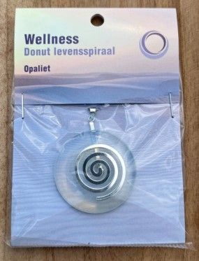 Opaliet Donut hanger - Spiraal / 4 cm