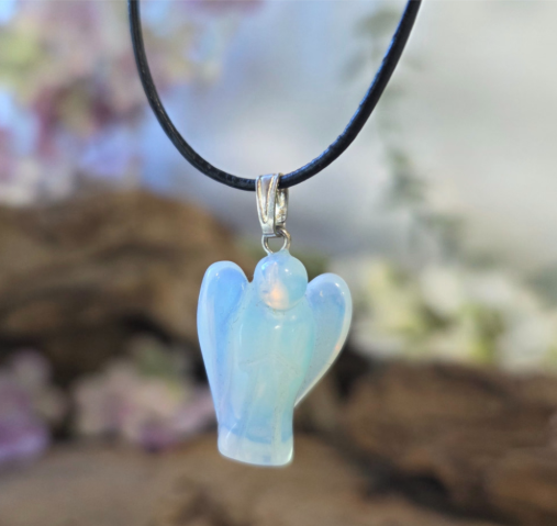 Opaliet Engelen Hanger - 2 cm