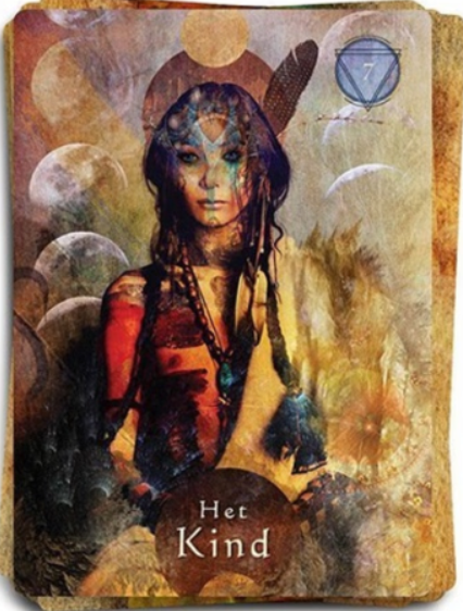 Boxed oracle card deck: