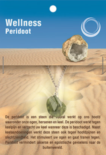 Peridoot Gezondheidshanger + Ketting