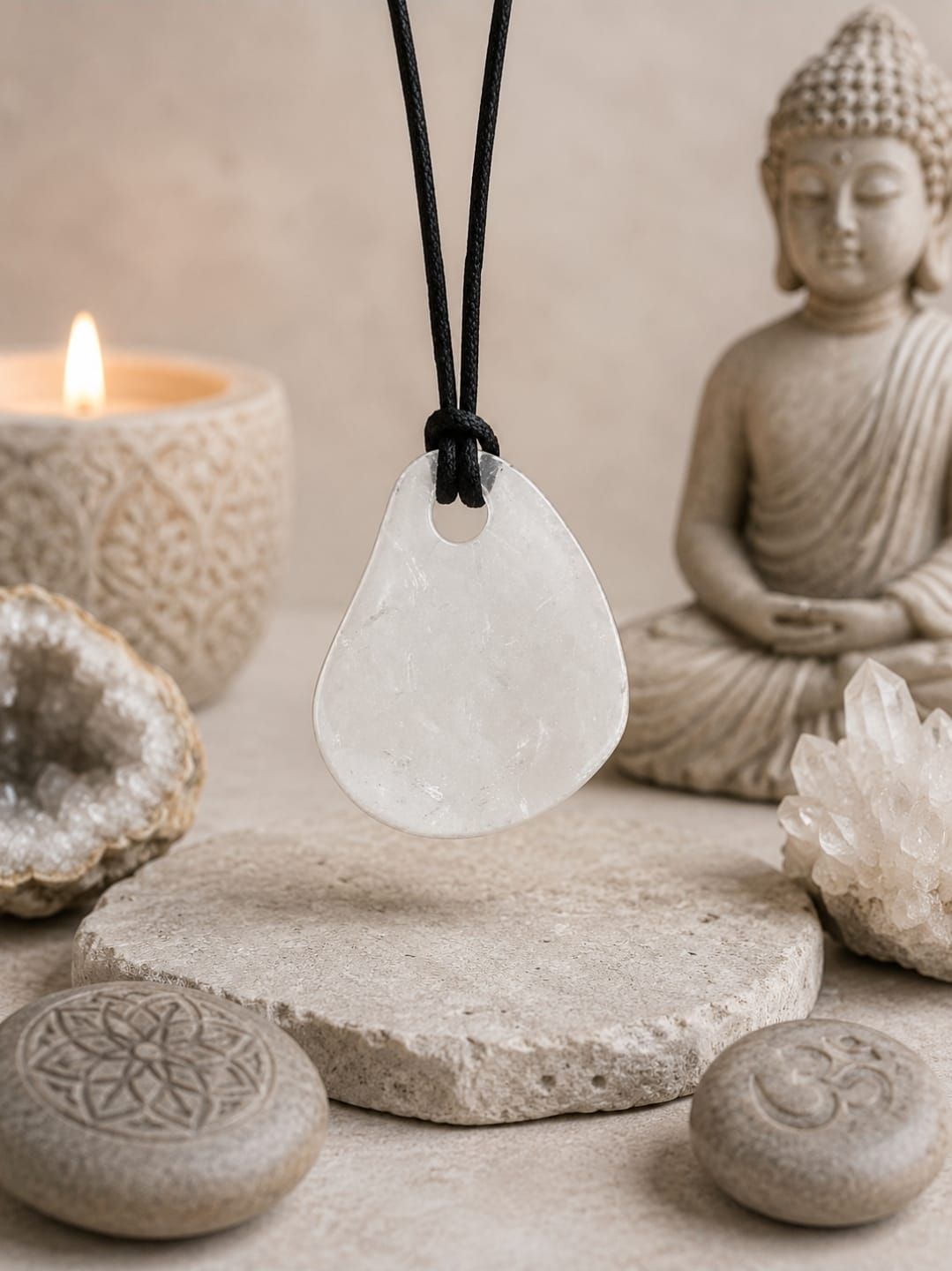 Quitarra Rock Crystal Necklace