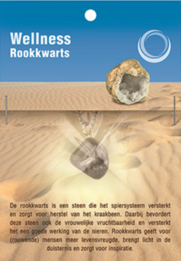 Rookkwarts Gezondheidshanger + Ketting