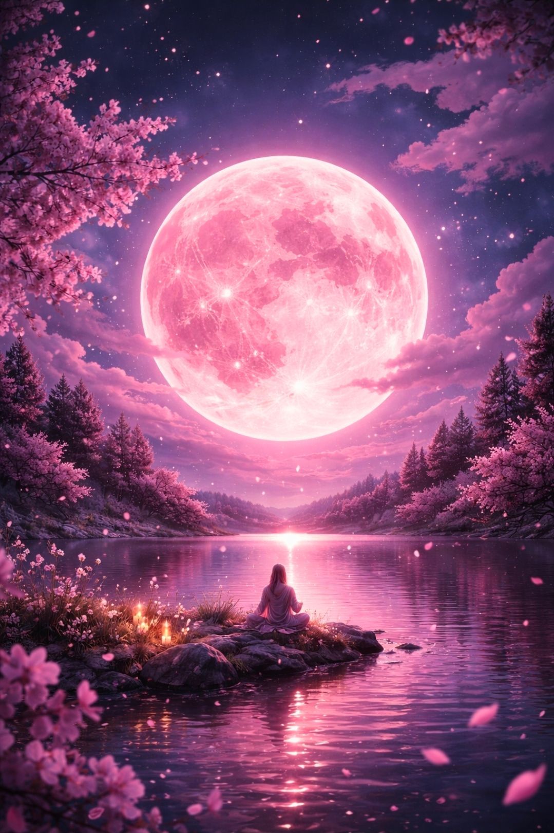 roze-maan-volle-maan-rainbow-edelstenen