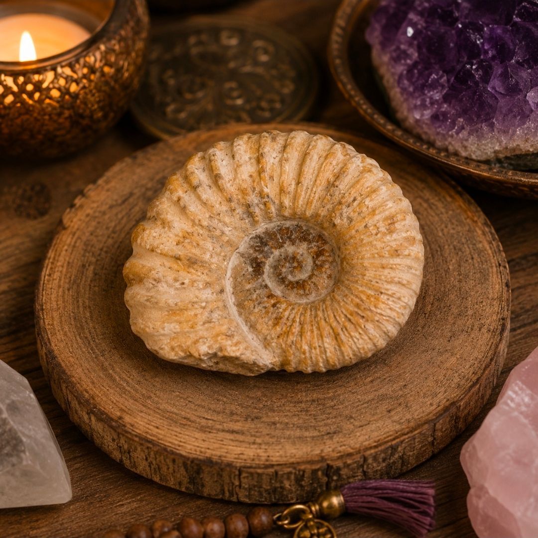 Raw Ammonite Fossil - Size XL