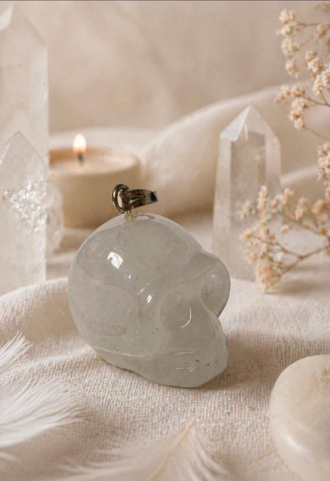 Schedel Hanger Bergkristal