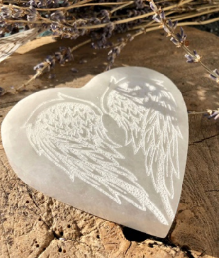 Seleniet oplaadsteen - Engelenvleugels