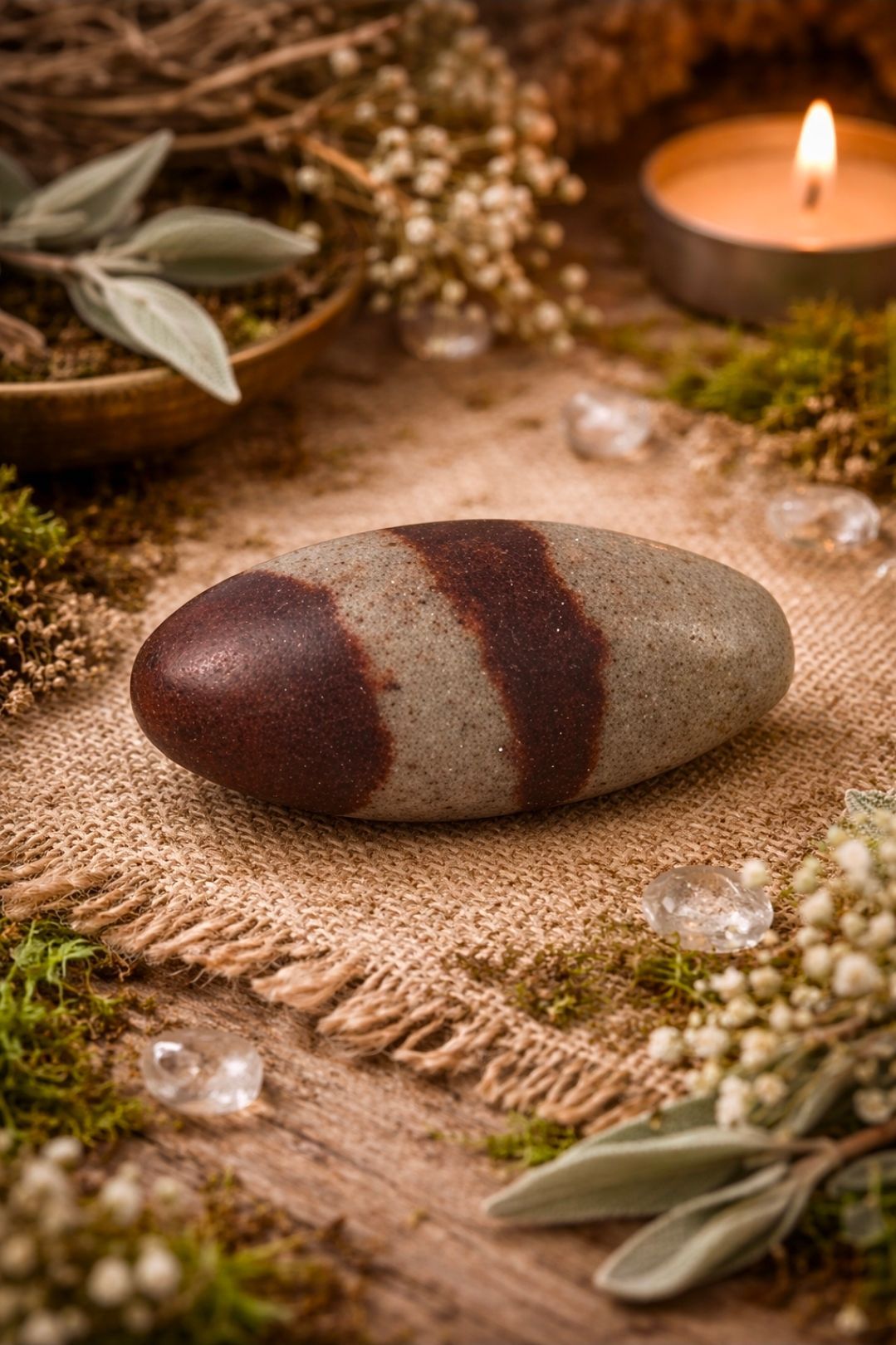 Shiva Lingam Fossiel - 2 à 3 cm