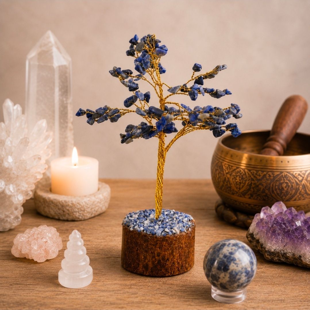 Sodalite Gemstone Tree - 18 cm