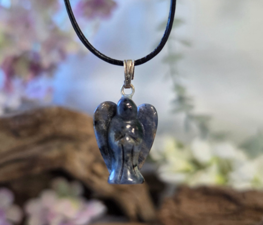 Sodaliet Engelen Hanger - 2 cm