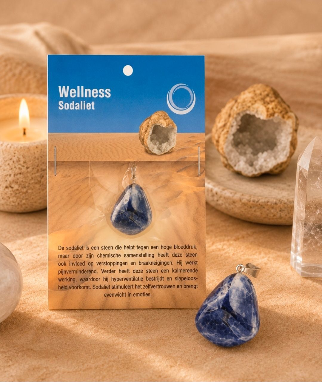 Sodalite Health Pendant Necklace