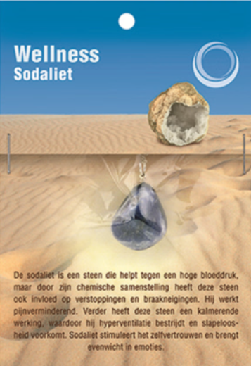 Sodaliet Gezondheidshanger + Ketting