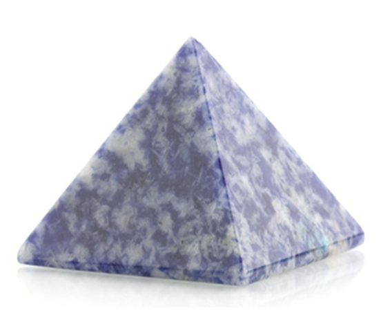 Sodaliet Edelsteen Piramide - 2,5 cm