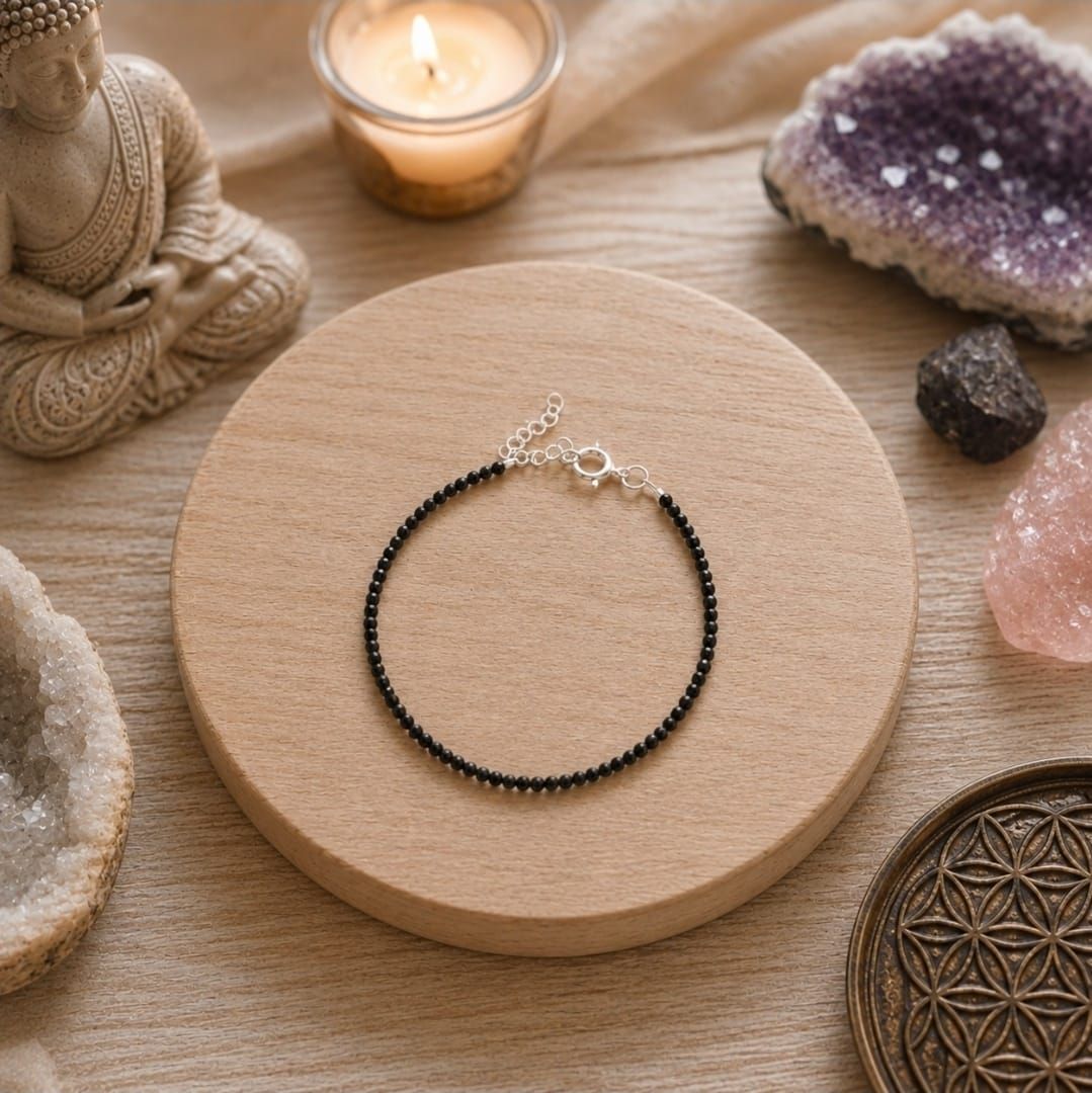 Black Spinel Bracelet - Summer Vibes