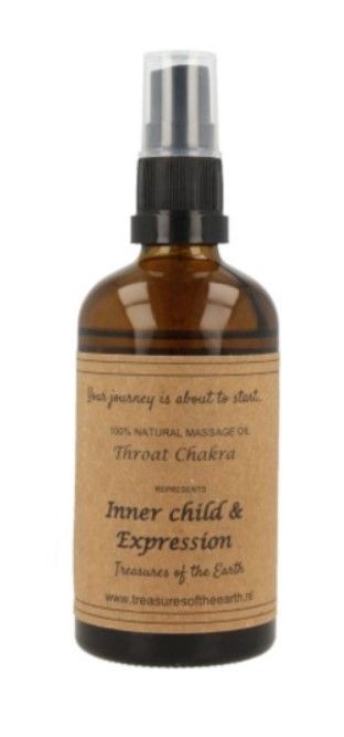 Spirituele Massage olie - Keel Chakra 100 ml
