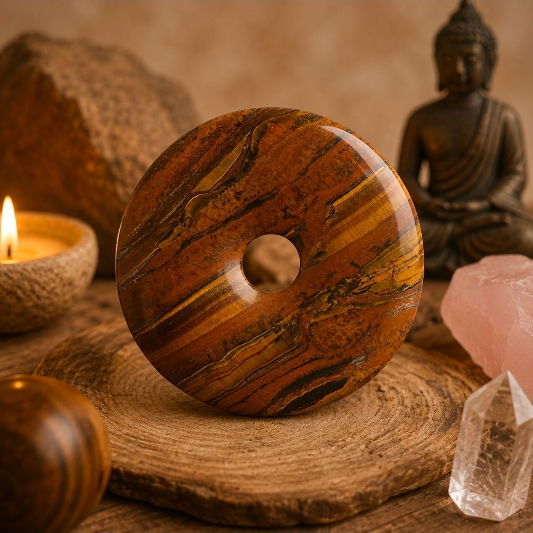 Tiger Eye Donut - 50 mm