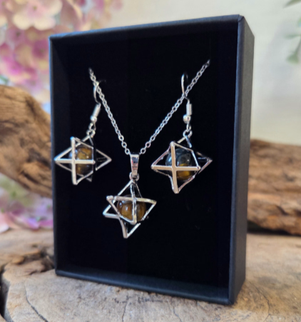 Tijgeroog Sieraden Set