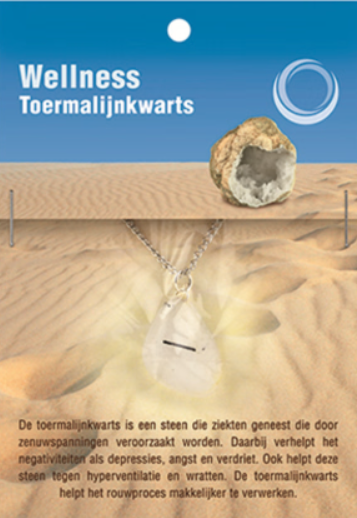 Toermalijnkwarts Gezondheidshanger + Ketting
