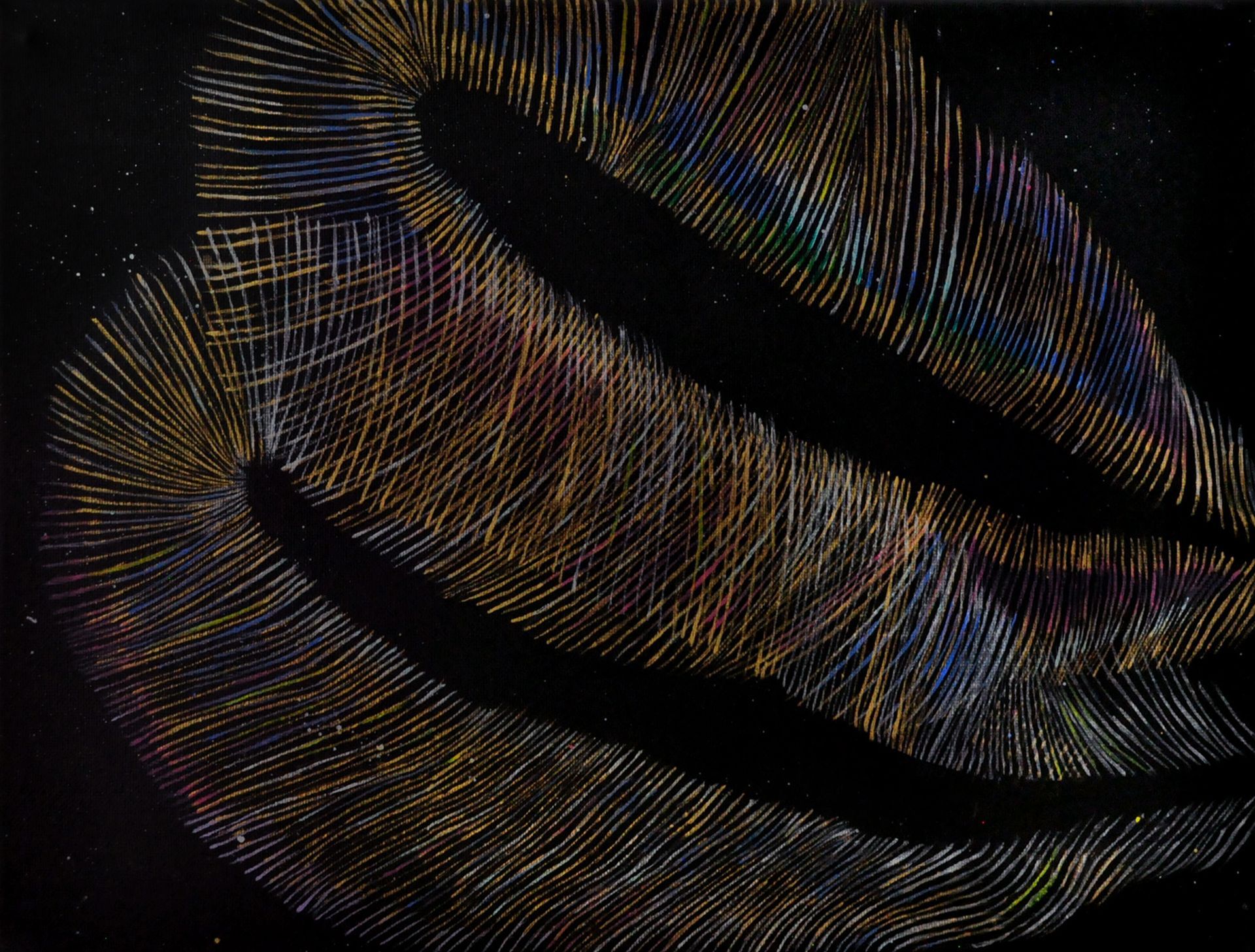 Schilderij - Vleugel Kleinste Insect / Carine's Creaties