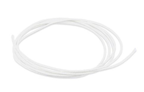 Witte, opgerolde, dunne buis.