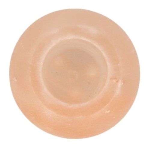 Waxinelichthouder Himalaya Zoutsteen - Bol / Oranje