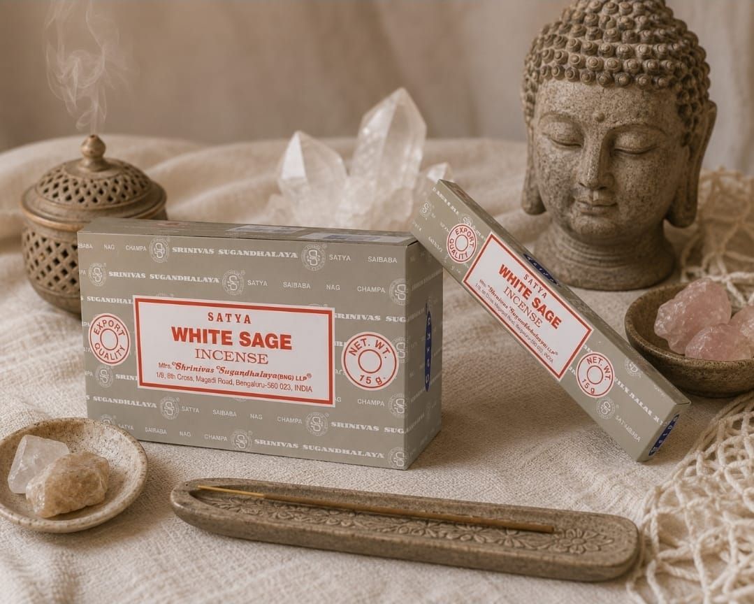 White Sage (White Sage) - Satya Incense / 12 pcs.