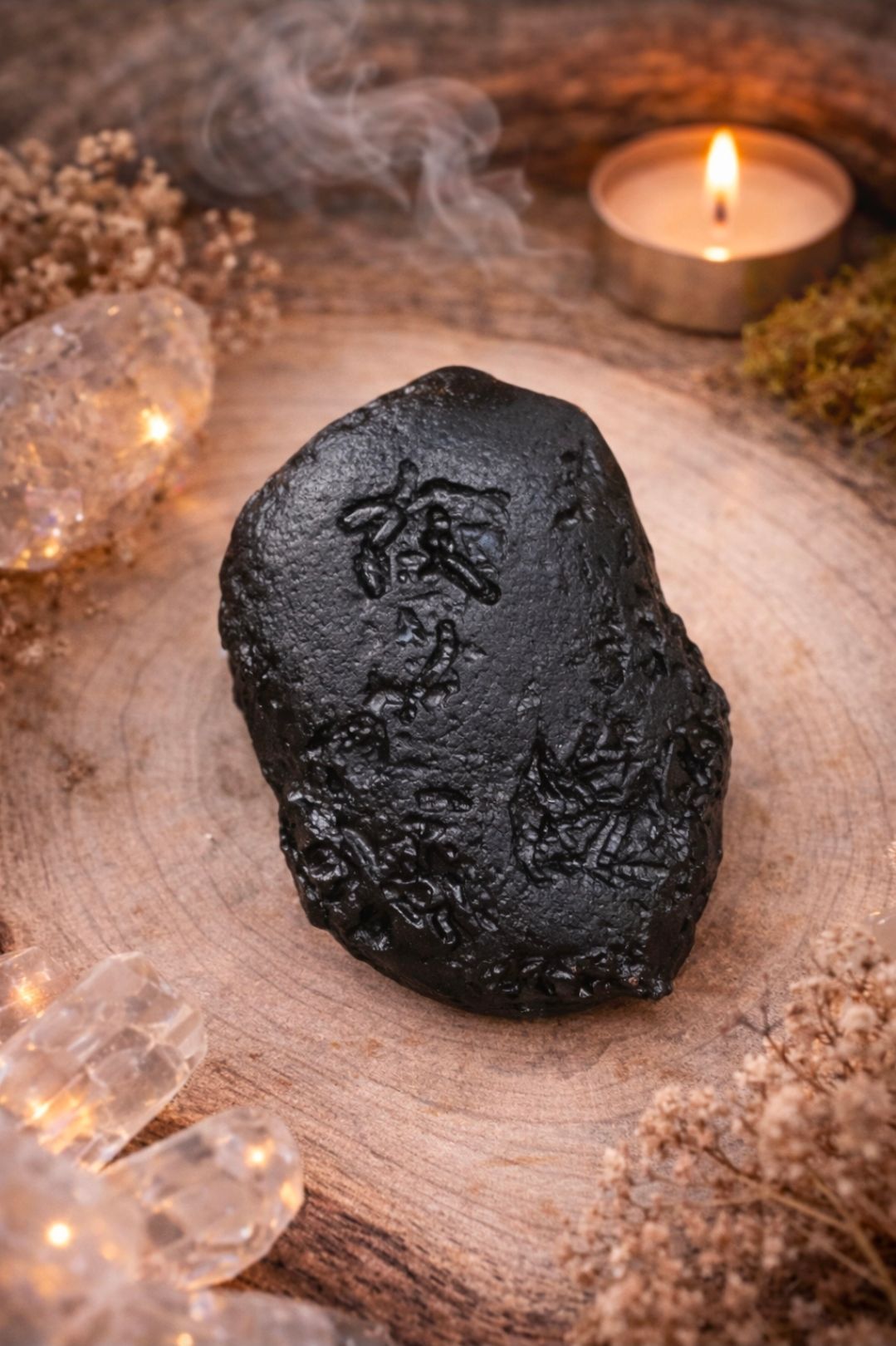 Zwarte Moldaviet (Indochiniet / Tektiet)